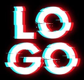 A font with a glitch effect to create a beautiful text in the style of glitch