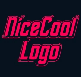 Font with a beautiful effect lettering style with outline