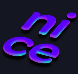 Make a decorative logo from a beautiful font online with a glare effect
